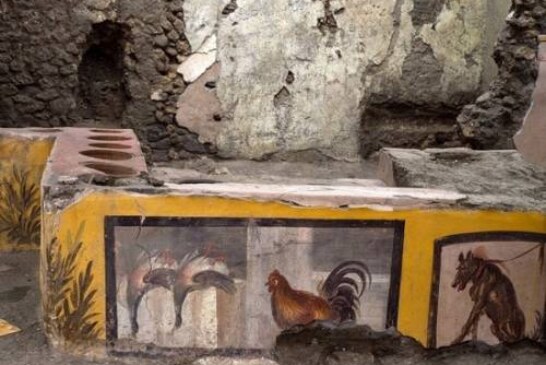 Политолог прокомментировала раскопанный в Помпеях фудкорт-термополий