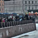 В Петербурге арестовали напавшего на сотрудников ДПС на незаконной акции