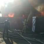 В Кургане загорелись несколько частных домов