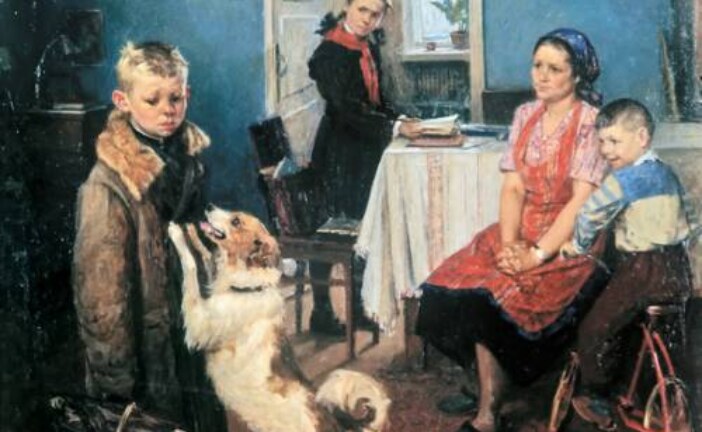 Картина Решетникова «Опять двойка» оказалась плагиатом