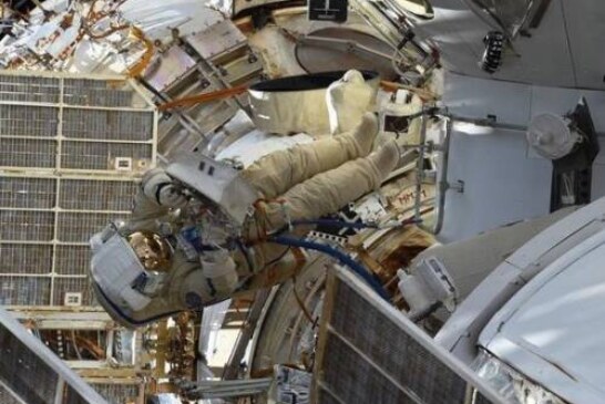 Космонавт Новицкий выбросил «укладку с мусором» в открытый космос