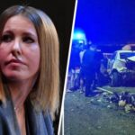 Появилось видео лобовой аварии с участием «Майбаха» Ксении Собчак