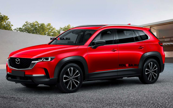 Mazda готовит новый кроссовер: первое изображение CX-60