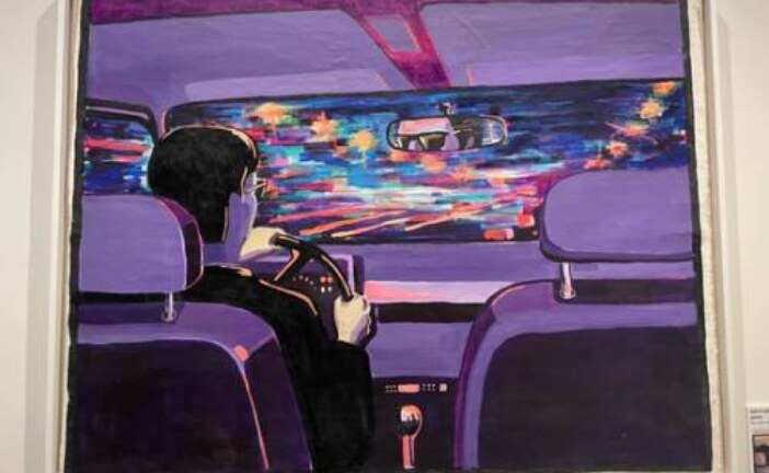Показана картина Виктора Цоя, «предсказавшая его смерть»